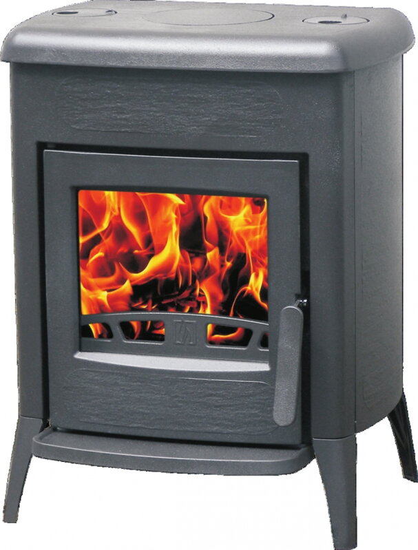 Liatinové krbové kachle AMITY 3 PLAMEN s možnosťou varenia