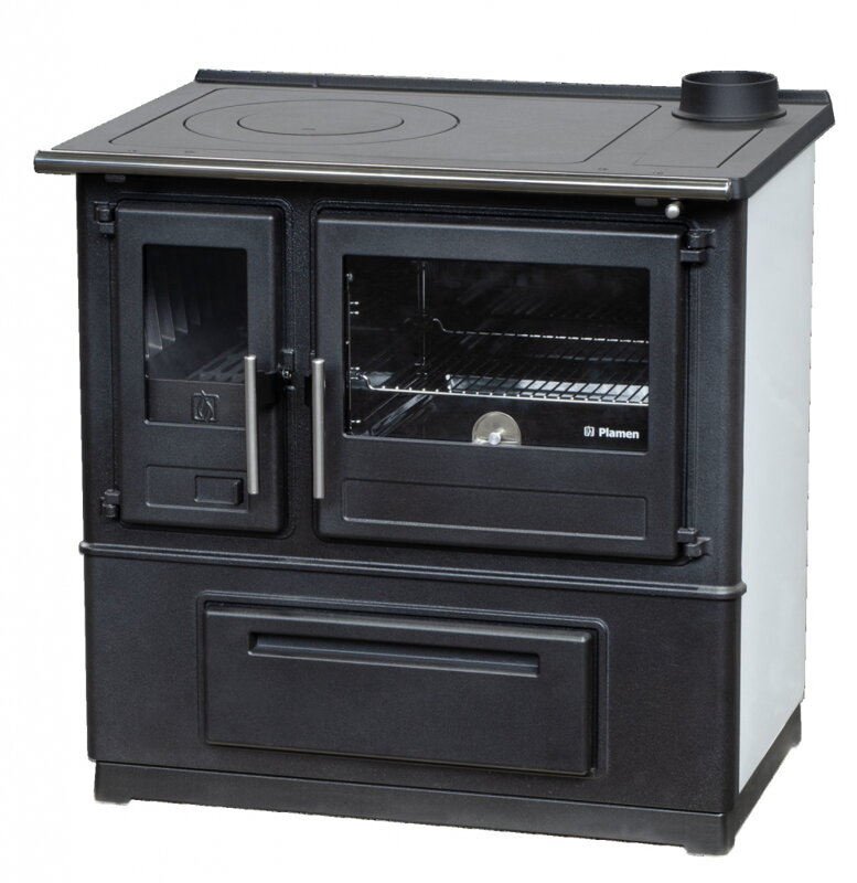 Liatinový sporák na drevo SLAVONAC N/P PLAMEN