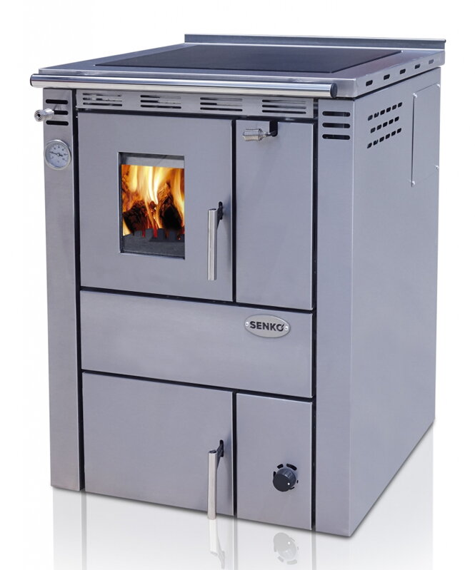 Teplovodný sporák Senko C-20 inox mat