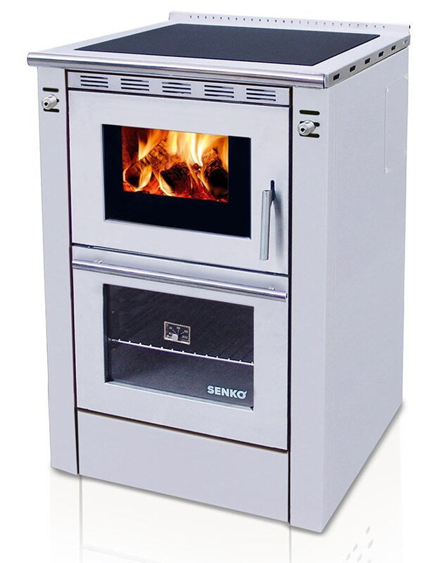 Sporákové kachle Senko SG-60 inox mat